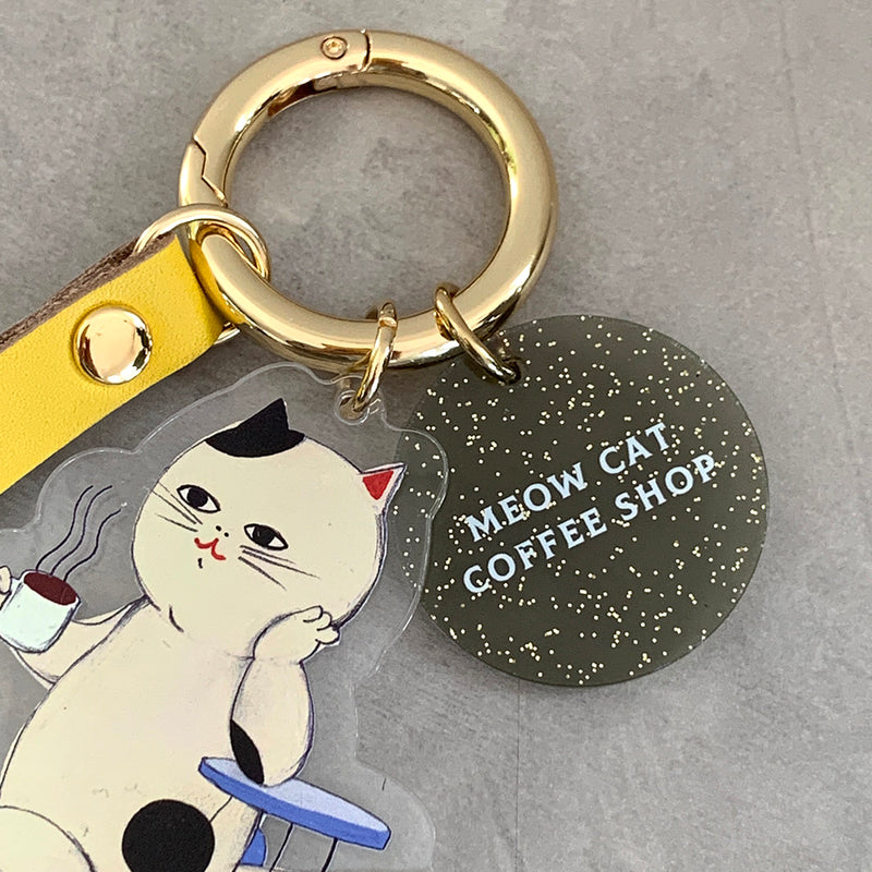 MEOW CAT COFFEE SHOP｜キーチャーム（オリーブグリーンチャーム）
